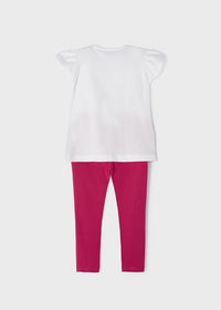 Compl.Leggings Ricami Hibiscus