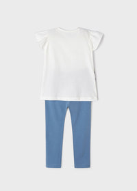 Compl.Leggings Ricami Porcellana