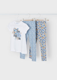 Compl.Leggings 2 Pantaloni Porcellana
