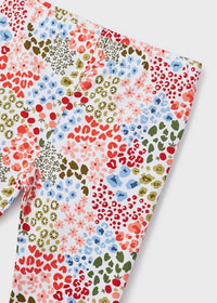 Comp.Leggings Stampato Arancia