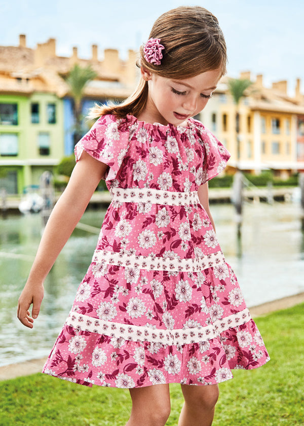 Vestito Stampato Combined Peonia
