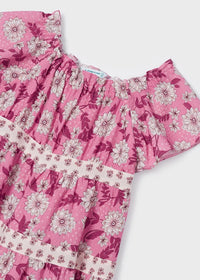 Vestito Stampato Combined Peonia
