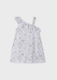 Vestito Asimmetrico Bianco