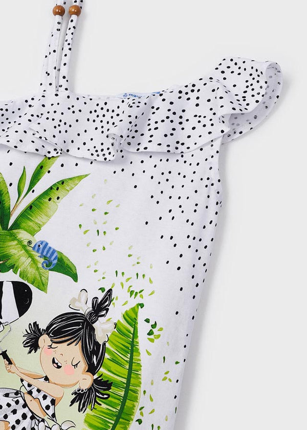 Vestito Asimmetrico Bianco