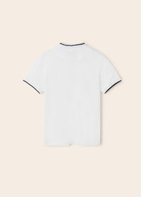 Polo M/C Contrasti Coreana Bianco