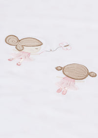 Copertina Ricamata Rosa Baby