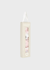 Set 4 Calze rosa cipri
