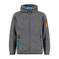 Giacca Bambino Fix Hood Antracite-Reef