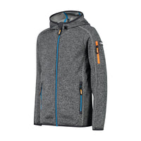 Giacca Bambino Fix Hood Antracite-Reef