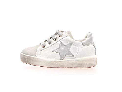 Sneaker Annie Bianco-Argento Con Zip