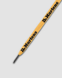 Yellow/Black Logo Lace 140cm Yellow+Black Polyester