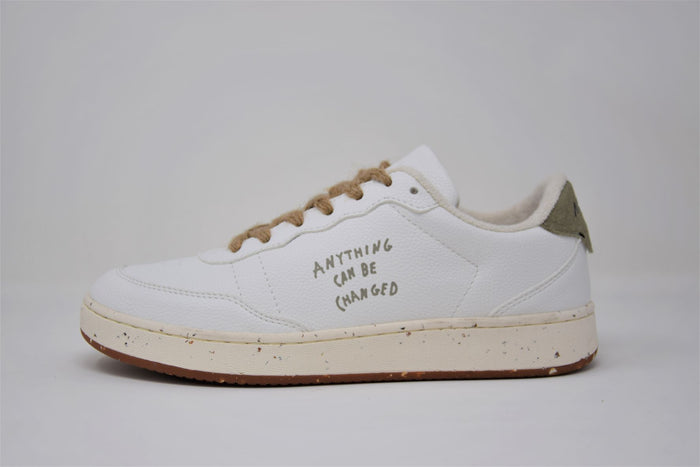 Sneaker EVERGREEN White/Coffee