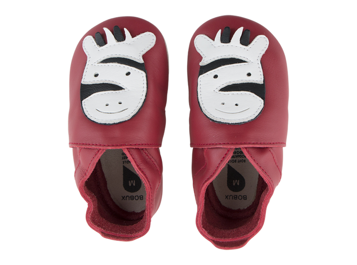 Bobux Soft Sole Zebra Rossa