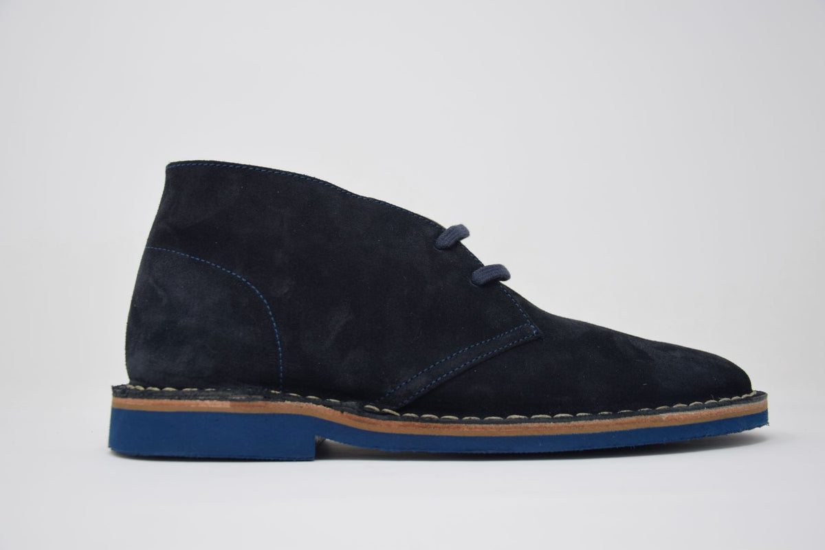 Scarpa Uomo Alta Laccio Blu