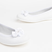 Ballerina Bianca Con Fiocco