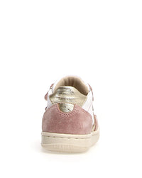 Primo Passo klip vl. suede/calf. cipria-white