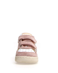 Primo Passo klip vl. suede/calf. cipria-white