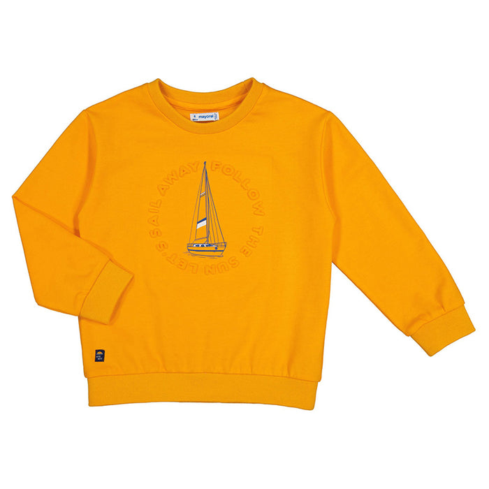 Pullover Serigrafia Embossed Mango