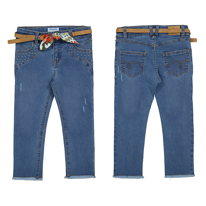 Pantalone Lungo Cintura Jeans