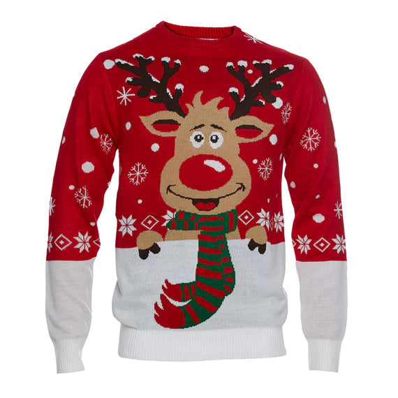 Maglione Renna e Fiocchi