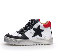 Scarpa Hess high zip. calf white-black
