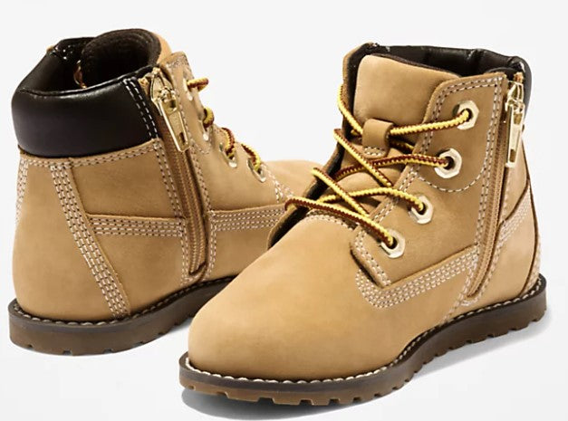 Boot Zip Pokey Pine 6In Boot With Side Zip Wheat