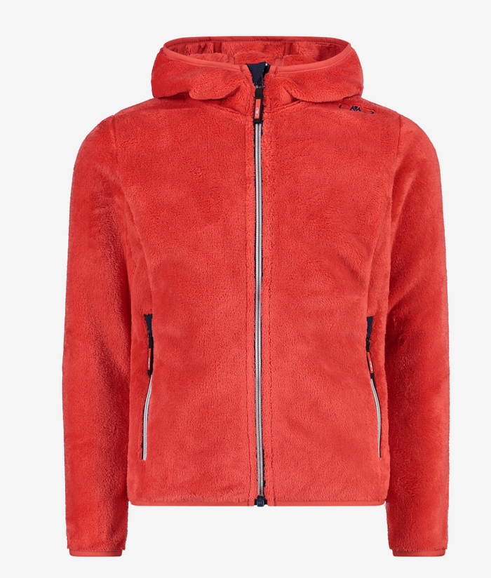 Pile Full Zip Rosso