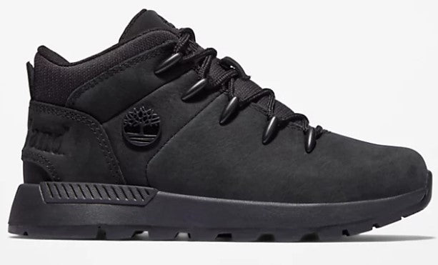 Sprint Trekker Mid Lace Up Sneaker Jet Black