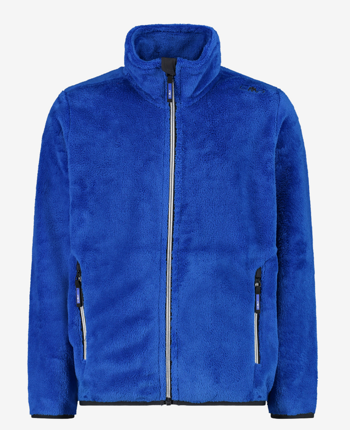 Pile Full Zip Blu Royal