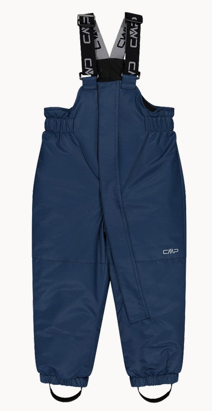 Pantalone Sci Con Salopette Blu