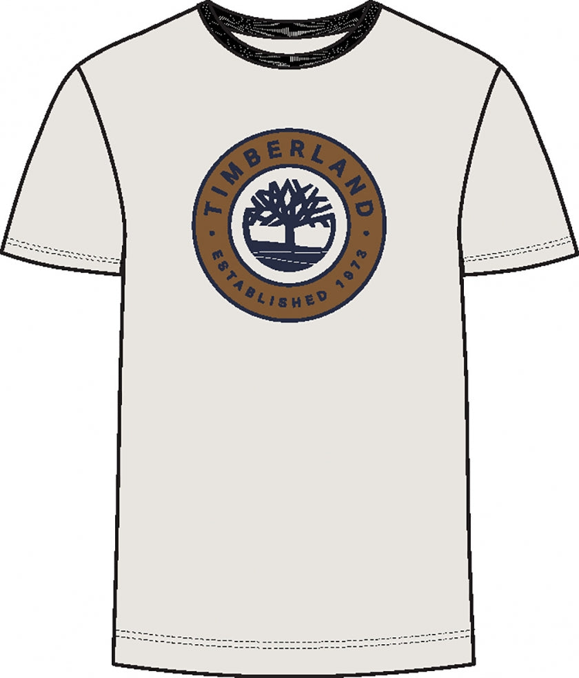 T-Shirt Beige Logo Albero