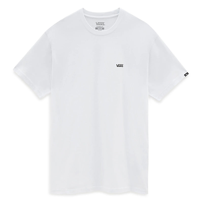 T-Shirt Mn Left Chest Logo Tee White/Black