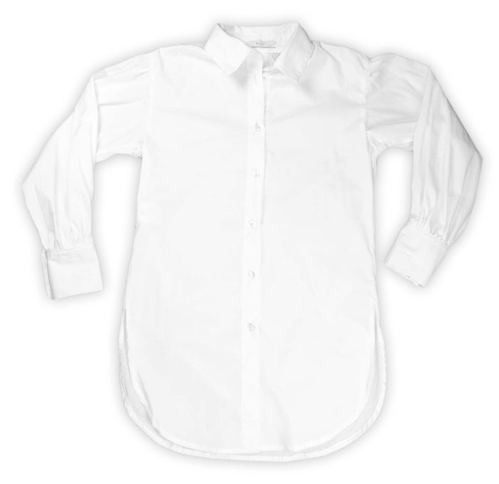 Maxi Camicia Junior Latte