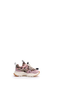 Sneaker Yamano 3 junior. eco animalier cipria-black-beig
