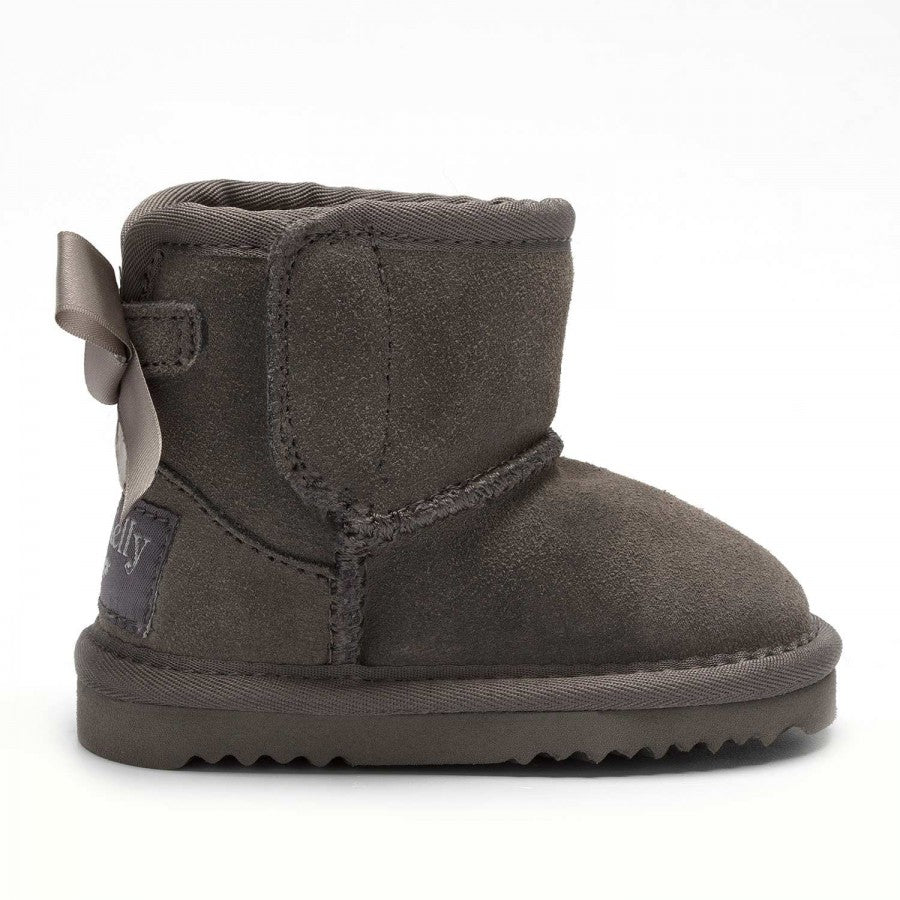 Agata Stivale Grigio Suede Baby