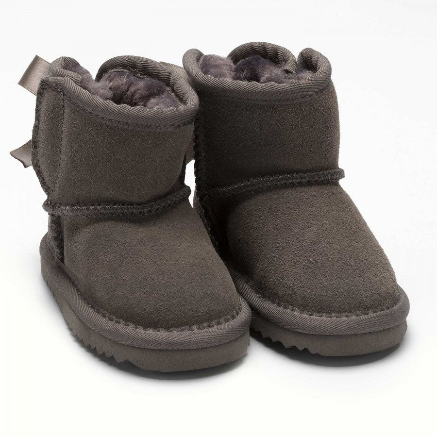 Agata Stivale Grigio Suede Baby