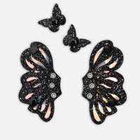 Stivale Ali Di Fata Nero Glitter