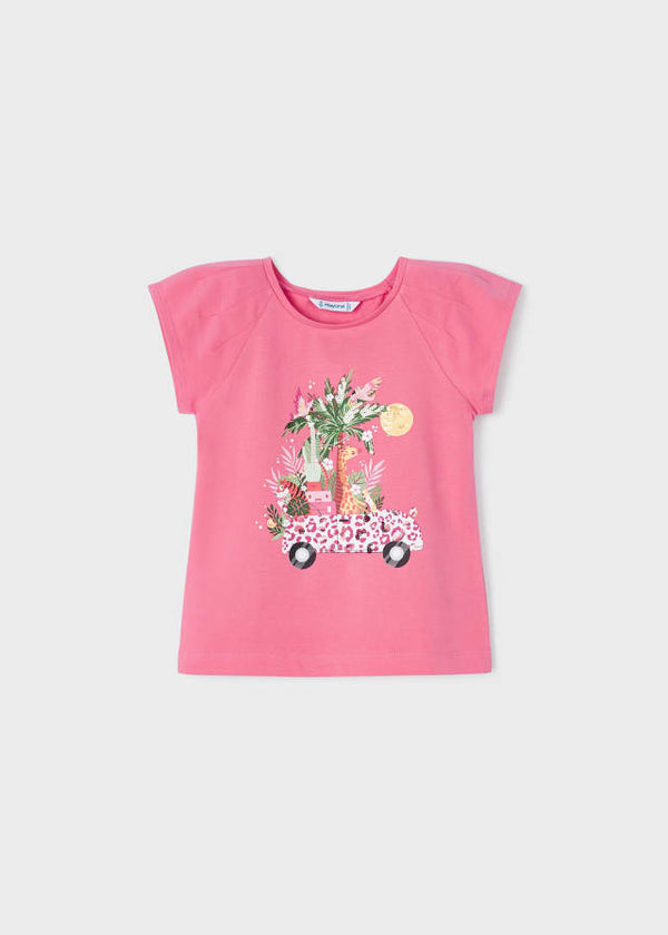 Maglietta M/C Applicazioni Peonia