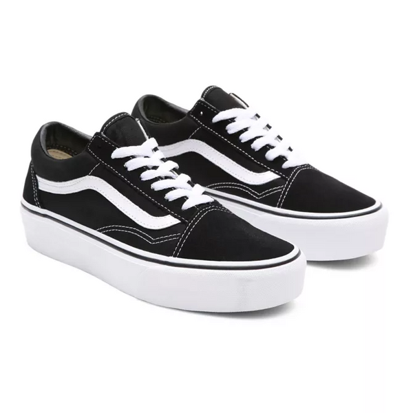 Sneaker Old Skool Platform Black Wht