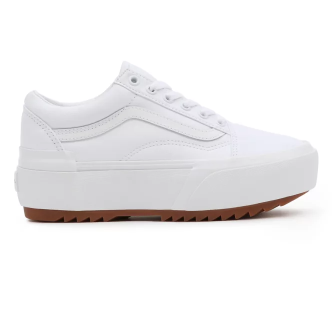 Sneaker Old Skool Stacked White