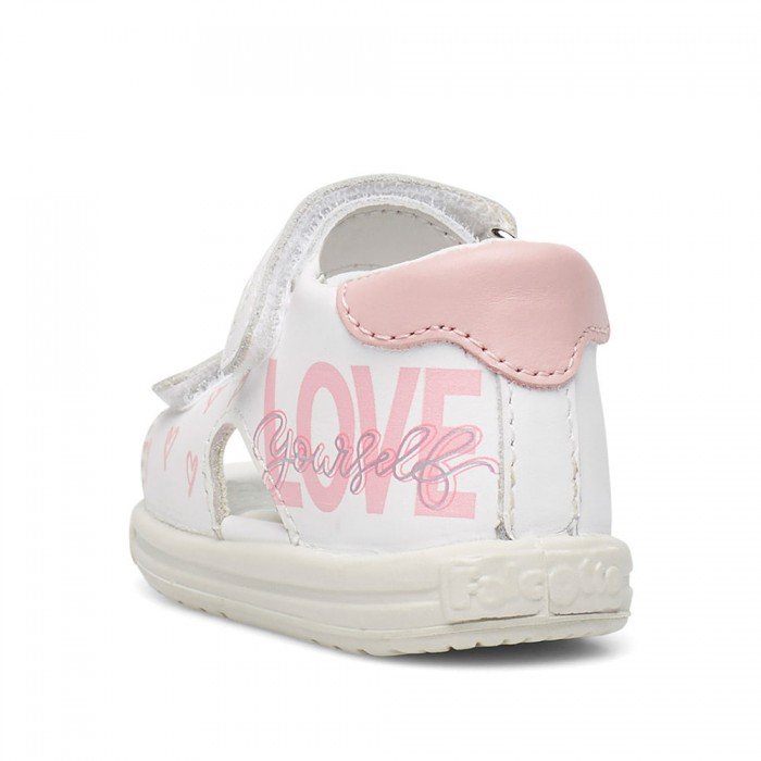 Sandalo Dodolo Girl White-Pink