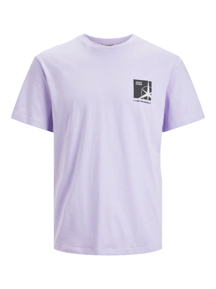 T-shirts Lilla Con Taschino