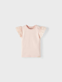 Top Con Volant Lime Cream