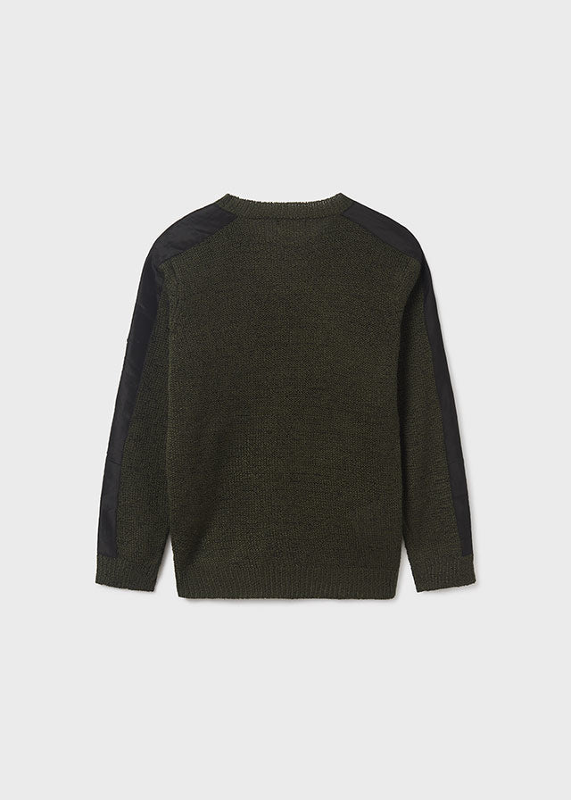 Maglione Contrasti Verde