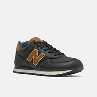 Sneaker Leather BLACK/BROWN