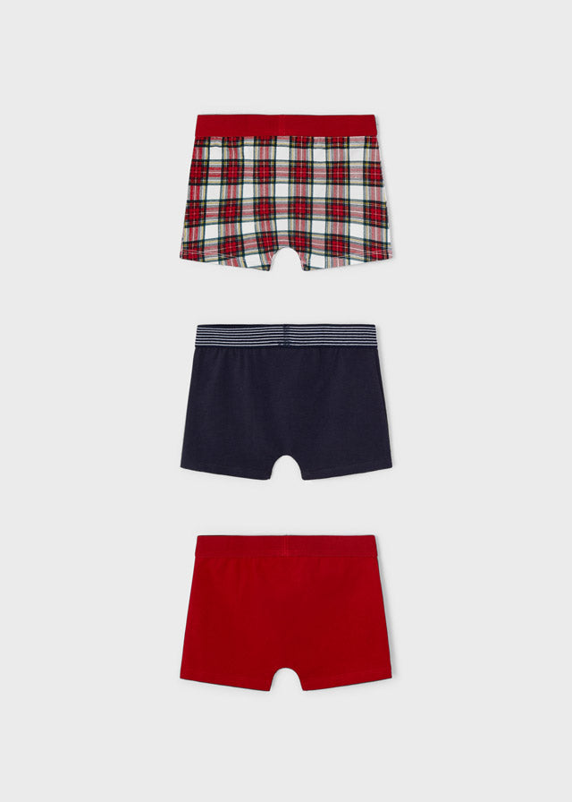 Set 3 boxer Rosso