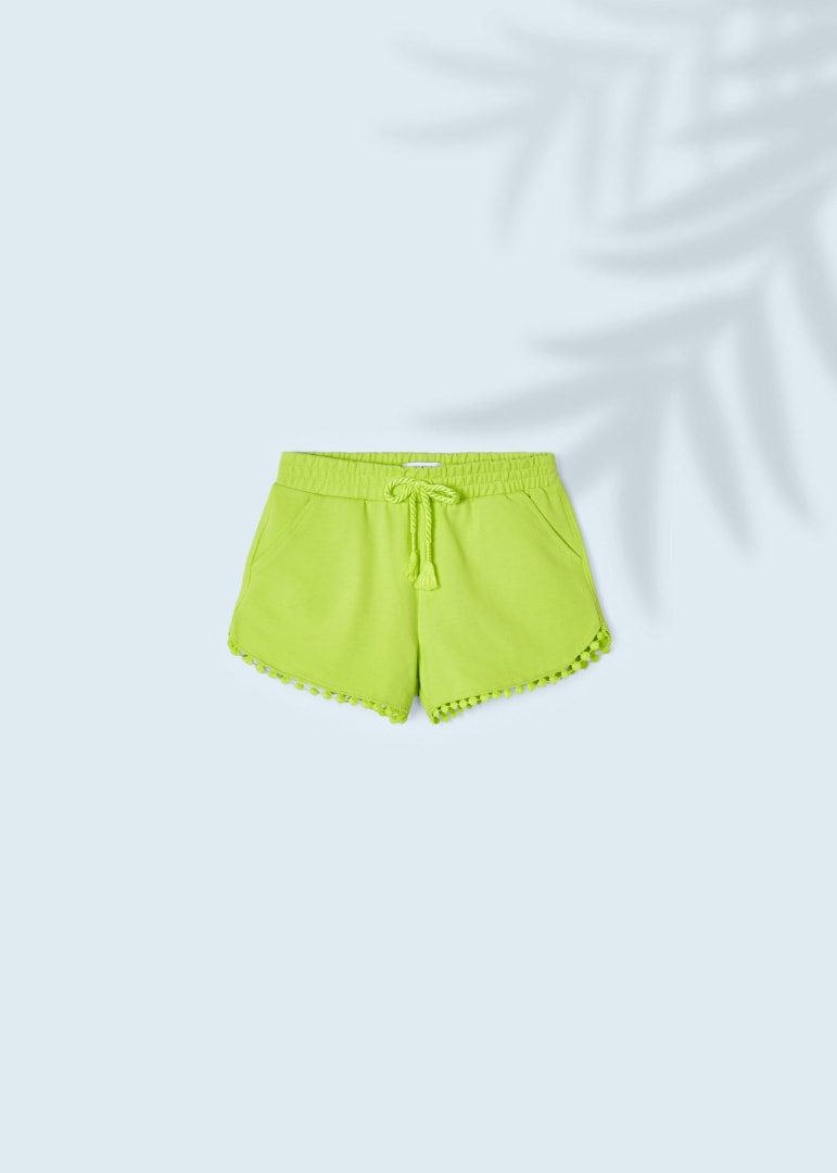 Shorts Felpa Basico Lime