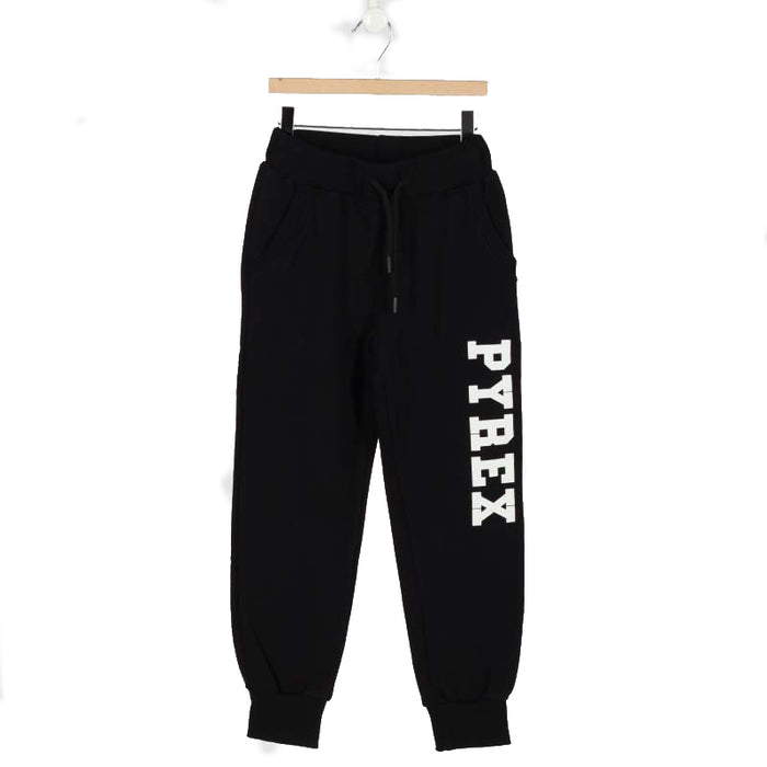 Pantalone in Felpa Nero Logo