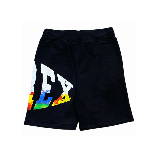 Bermuda Felpa Nero PYX Flame