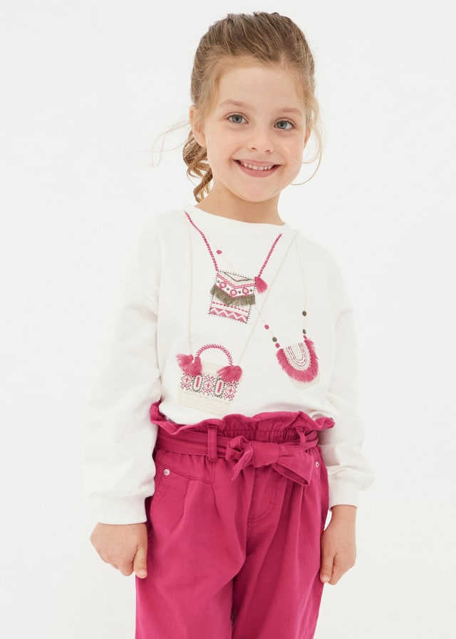 Pullover Ricamato Ecr